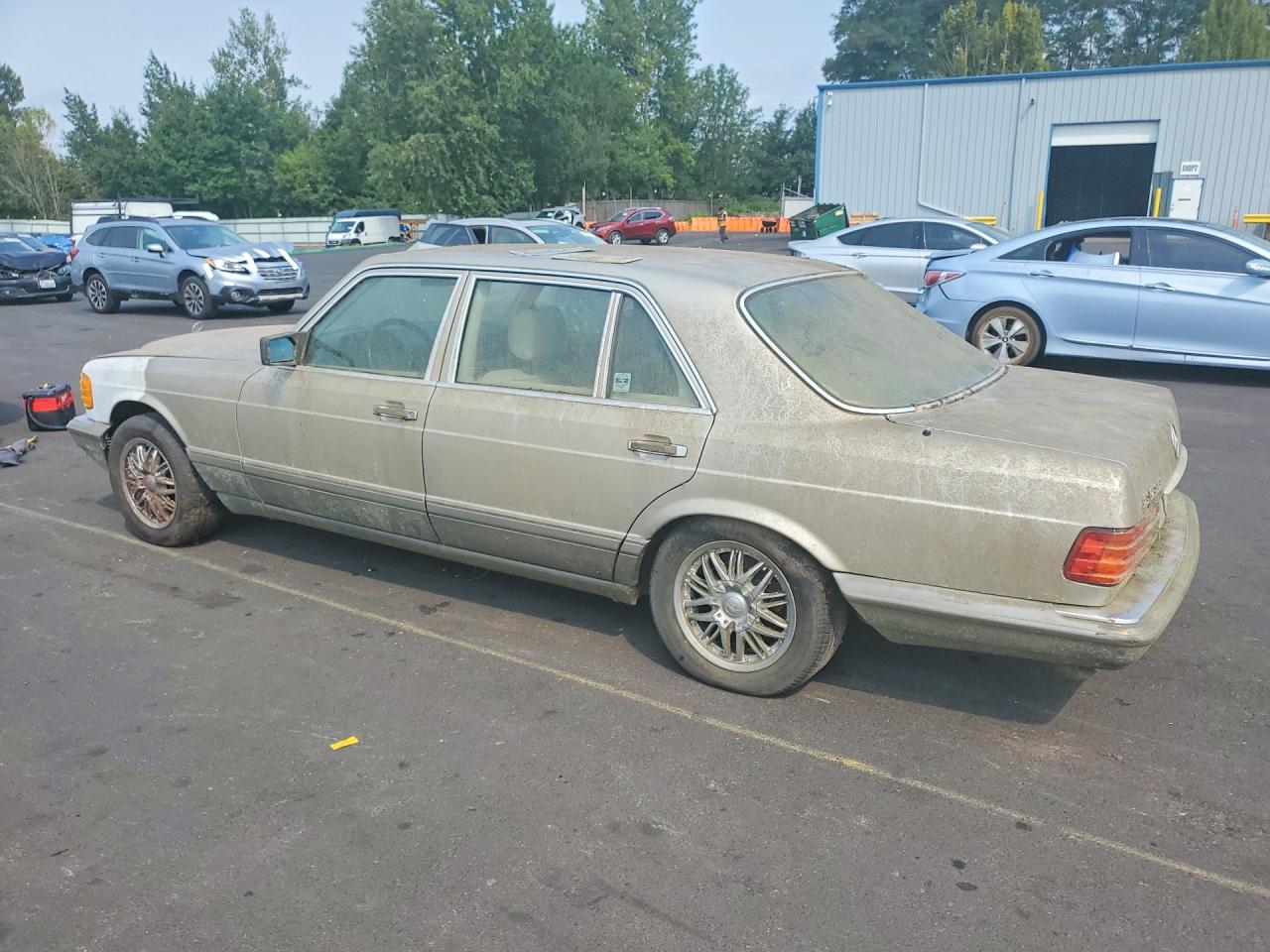 1989 Mercedes-benz 560 Sel Cream vin: WDBCA39E6KA459166