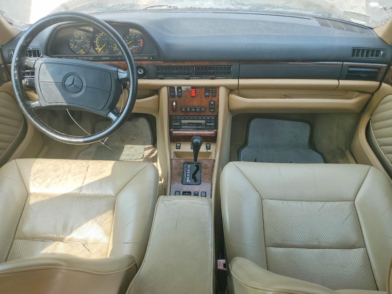 1989 Mercedes-benz 560 Sel Cream vin: WDBCA39E6KA459166
