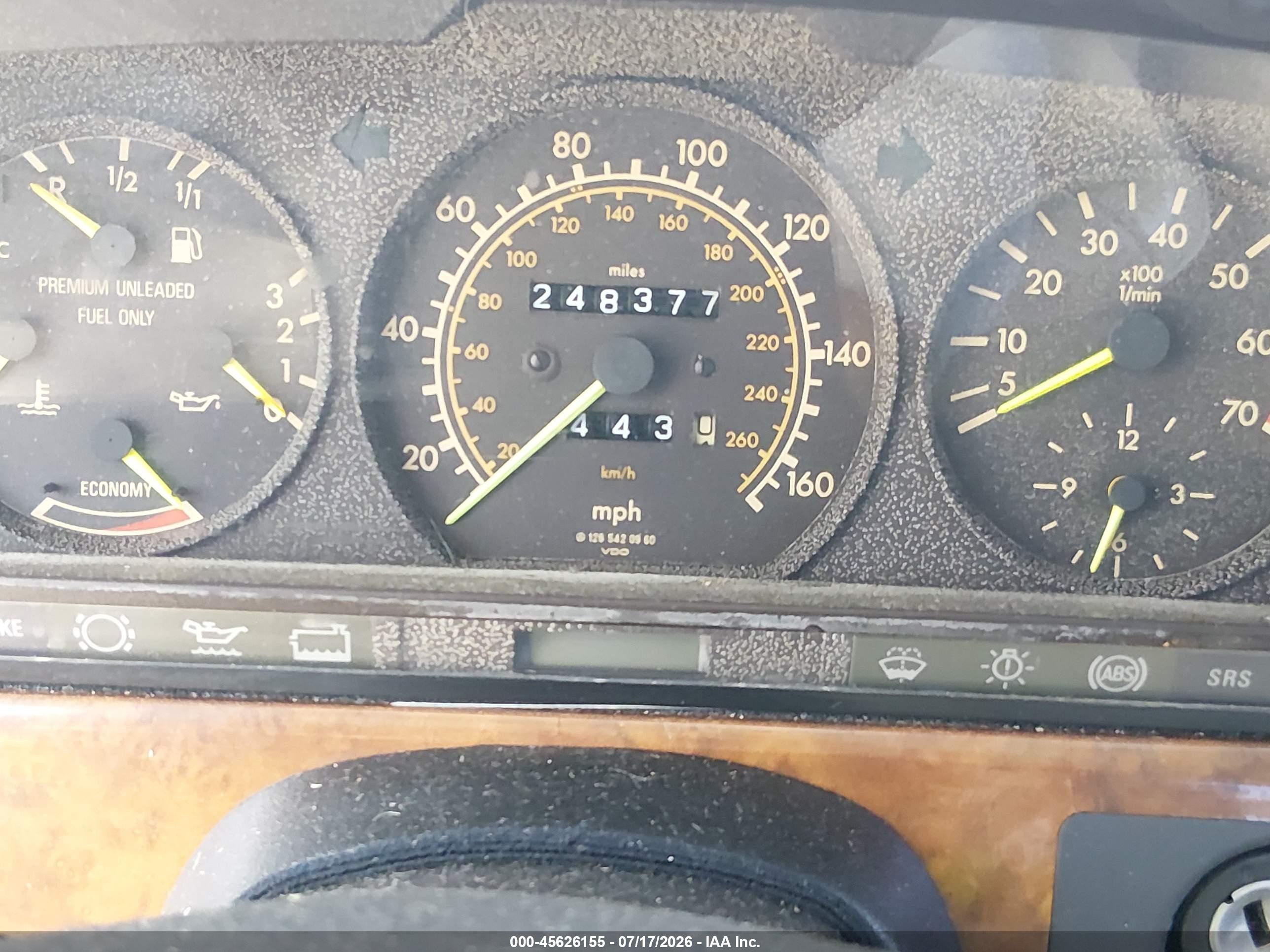 1989 Mercedes-benz 560 Sel Gold vin: WDBCA39E7KA459063