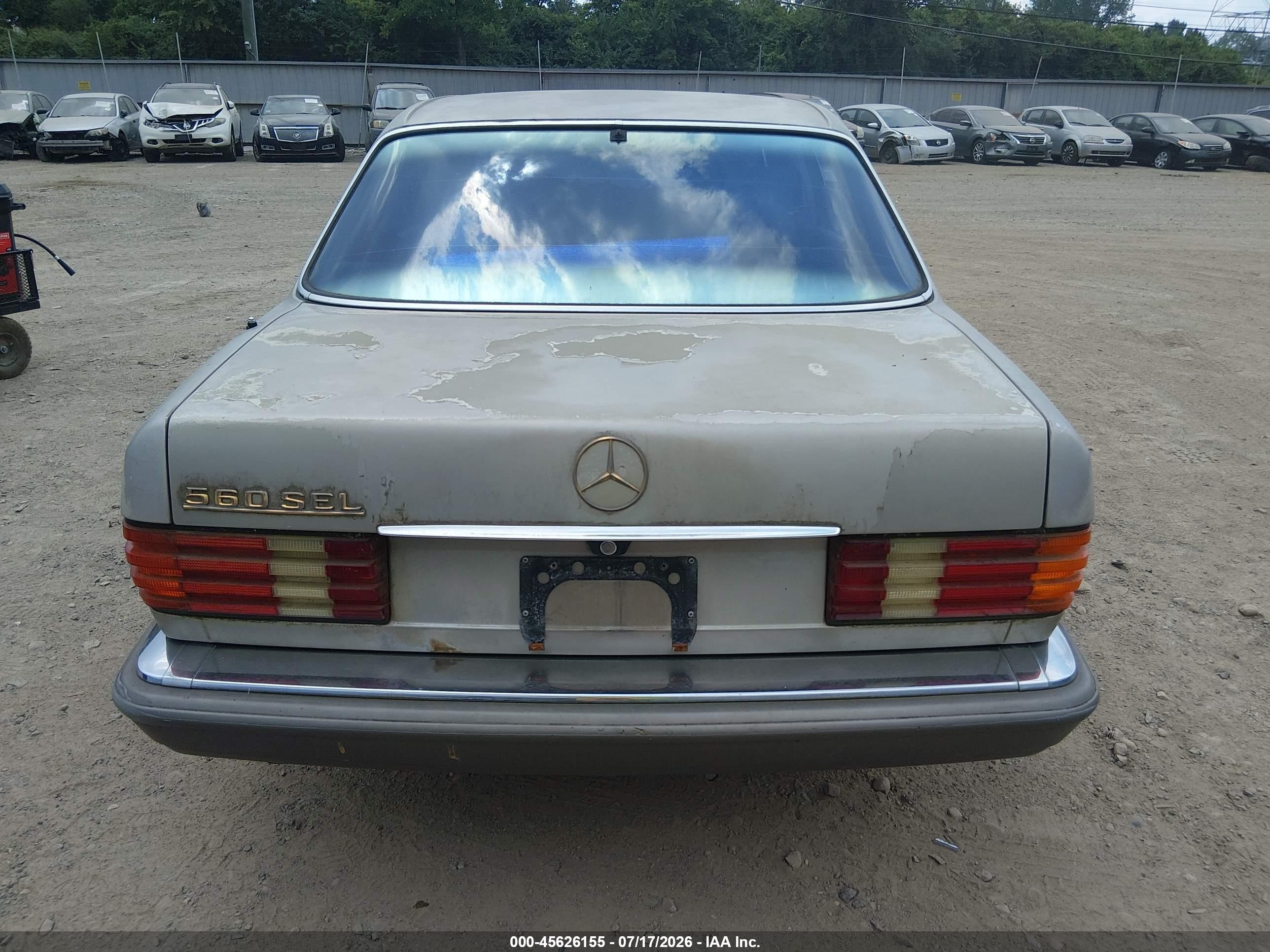1989 Mercedes-benz 560 Sel Gold vin: WDBCA39E7KA459063