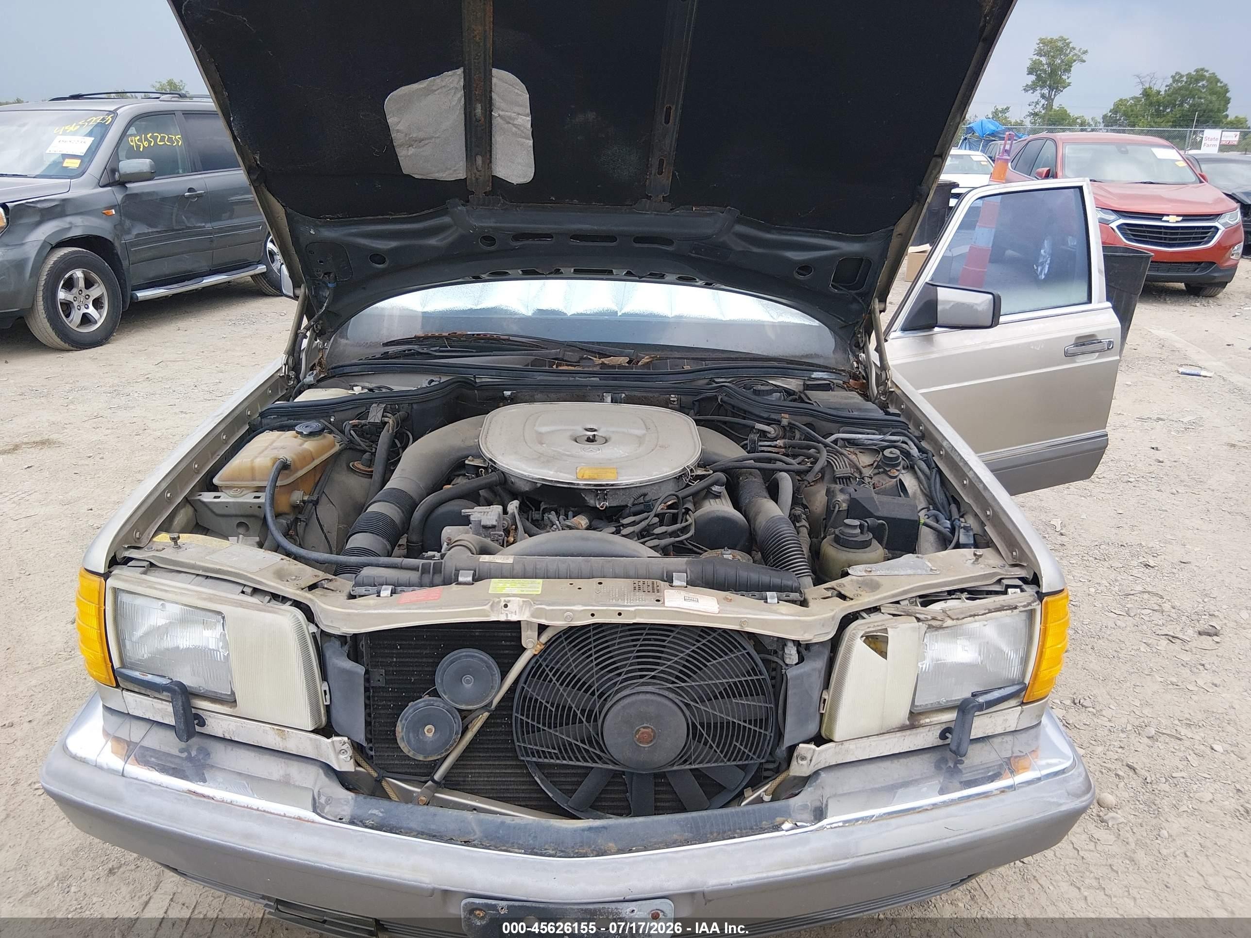 1989 Mercedes-benz 560 Sel Gold vin: WDBCA39E7KA459063