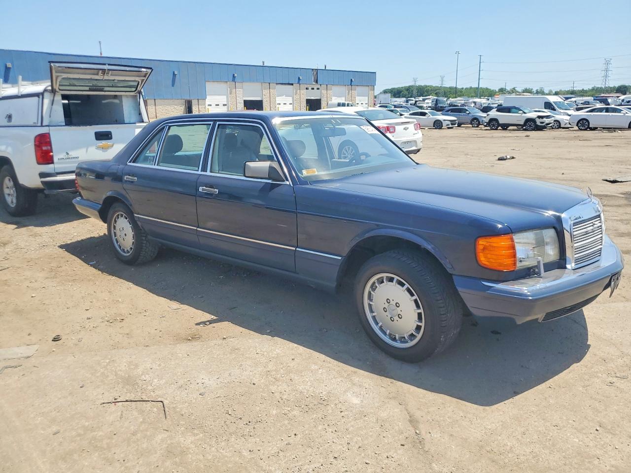 1990 Mercedes-benz 560 Sel Blue vin: WDBCA39E8LA549971