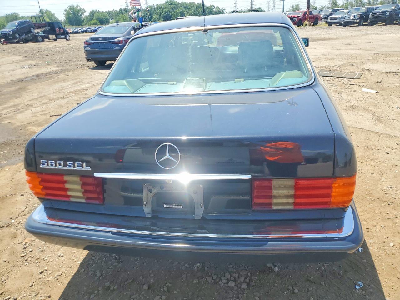 1990 Mercedes-benz 560 Sel Blue vin: WDBCA39E8LA549971