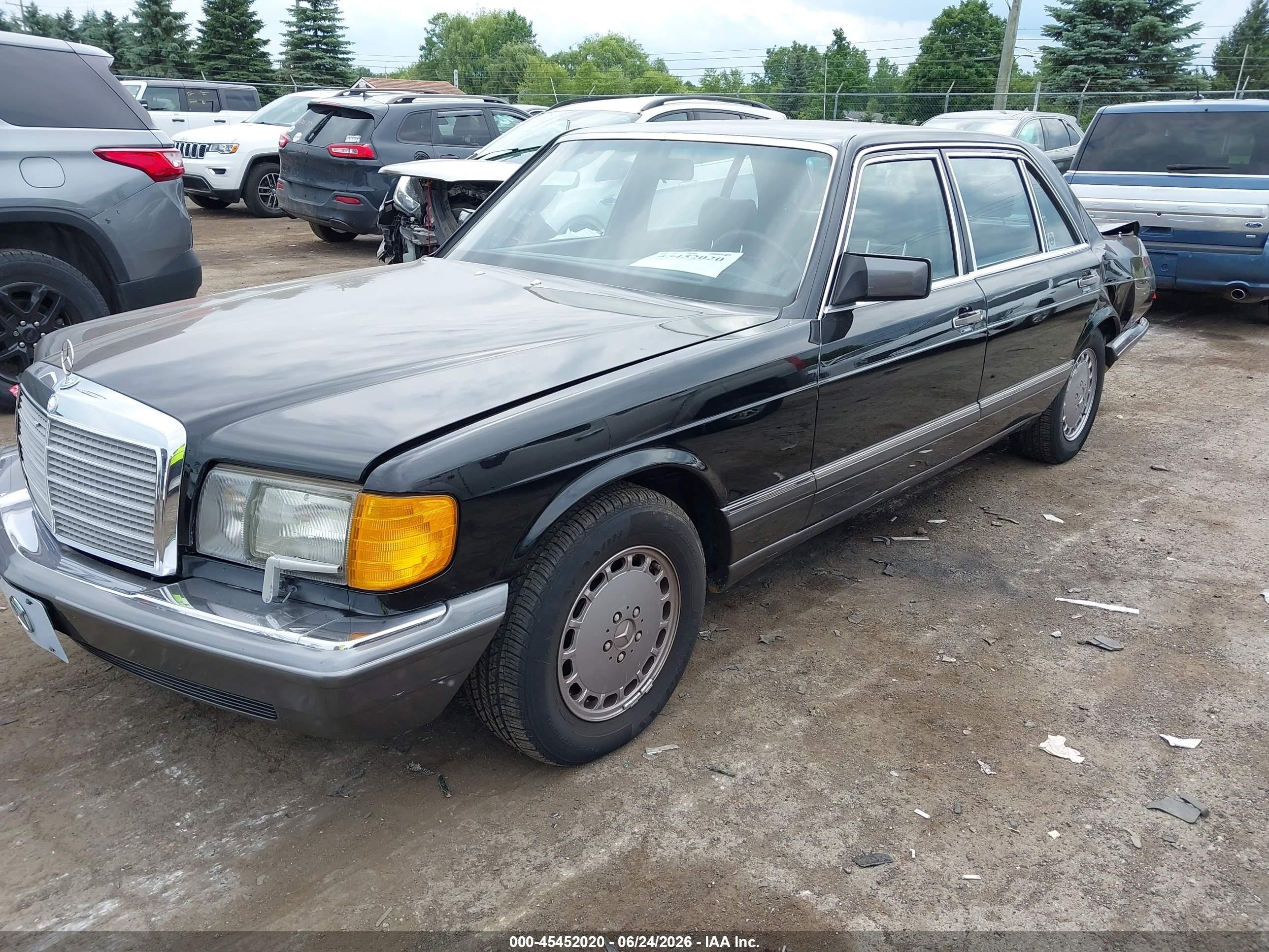 1991 Mercedes-benz 560 Sel Black vin: WDBCA39E8MA574466