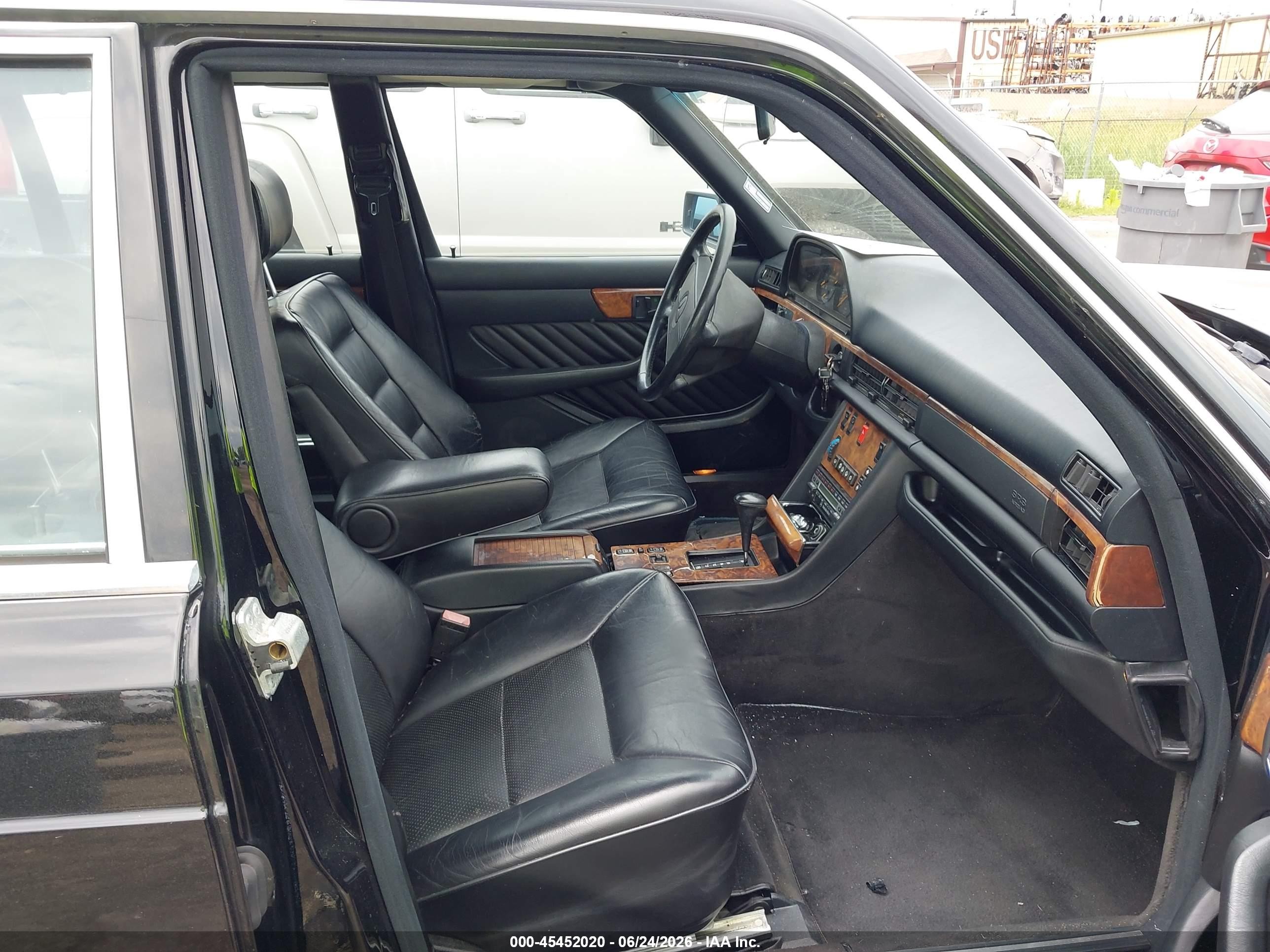 1991 Mercedes-benz 560 Sel Black vin: WDBCA39E8MA574466
