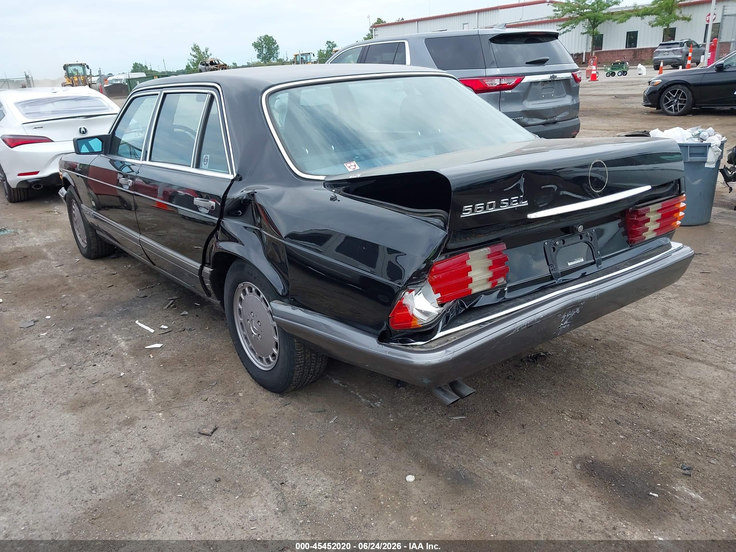 1991 Mercedes-benz 560 Sel Black vin: WDBCA39E8MA574466