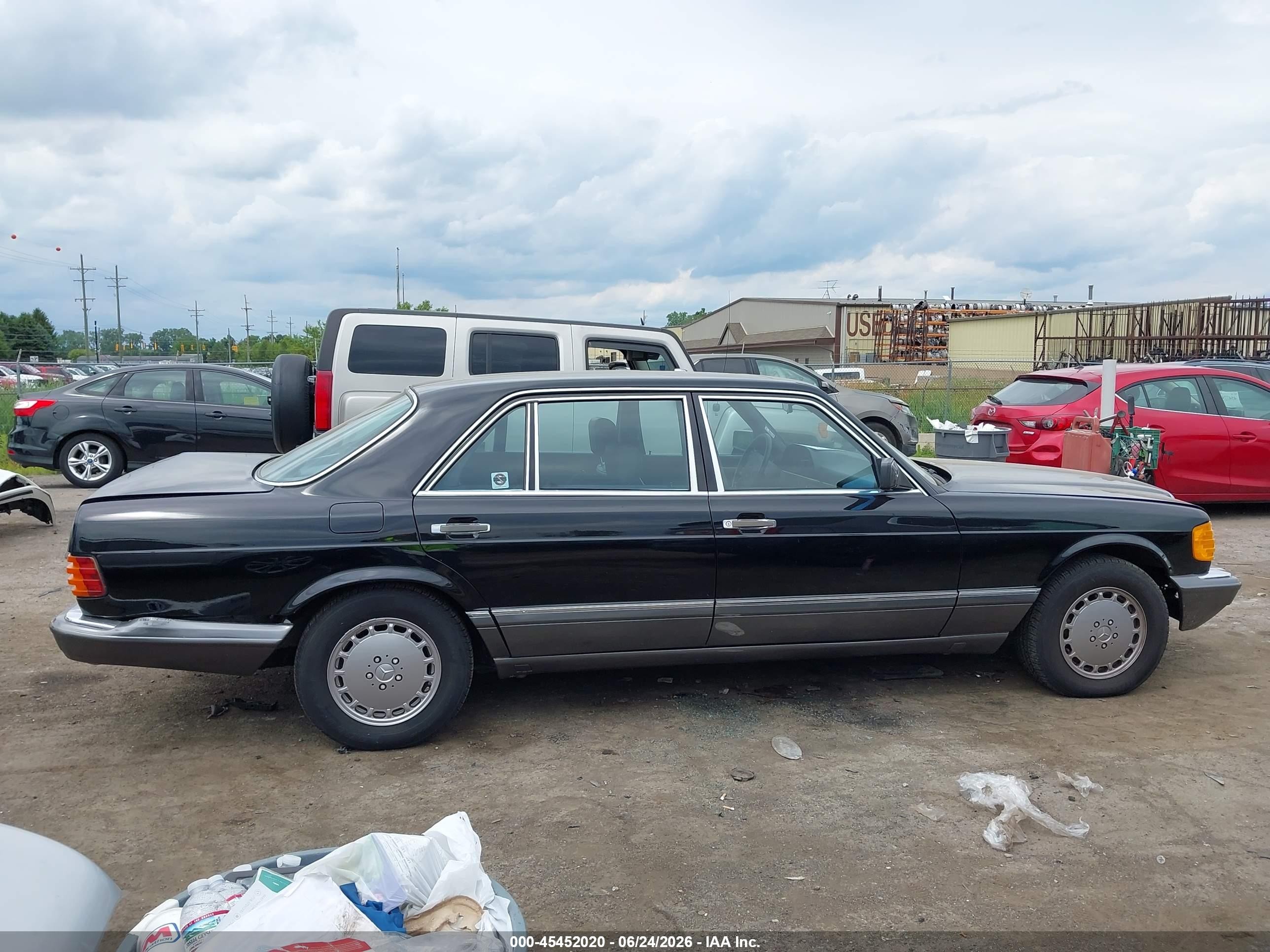 1991 Mercedes-benz 560 Sel Black vin: WDBCA39E8MA574466