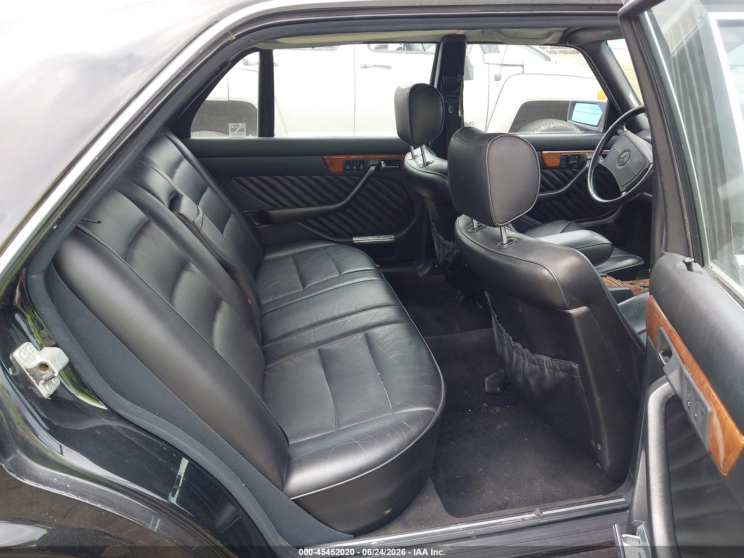 1991 Mercedes-benz 560 Sel Black vin: WDBCA39E8MA574466