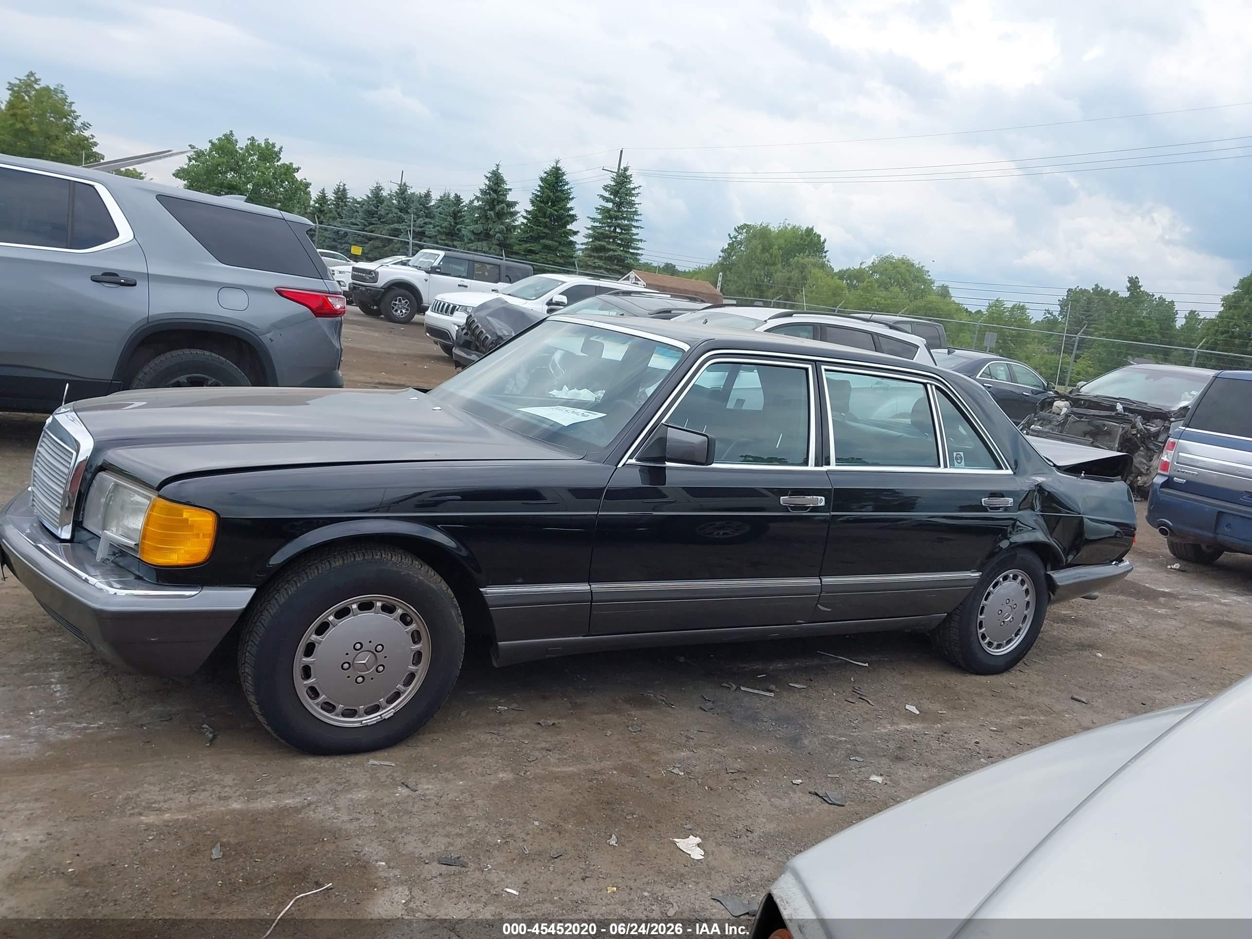 1991 Mercedes-benz 560 Sel Black vin: WDBCA39E8MA574466