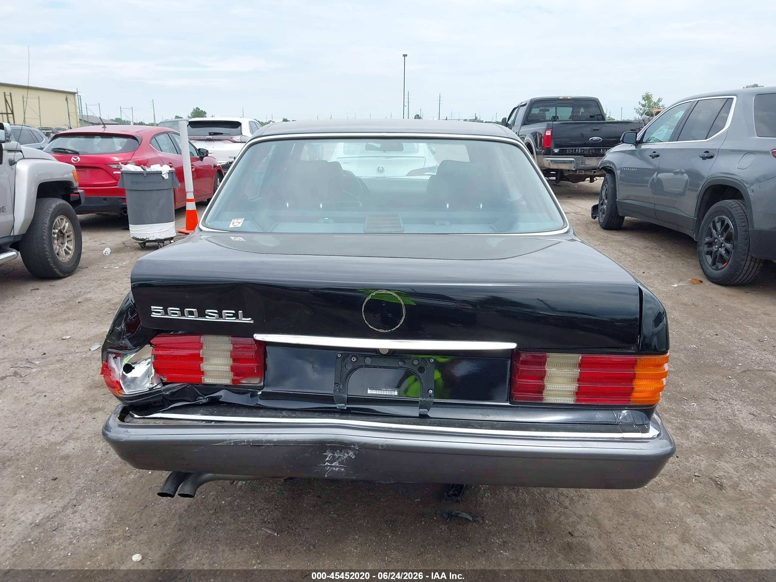 1991 Mercedes-benz 560 Sel Black vin: WDBCA39E8MA574466