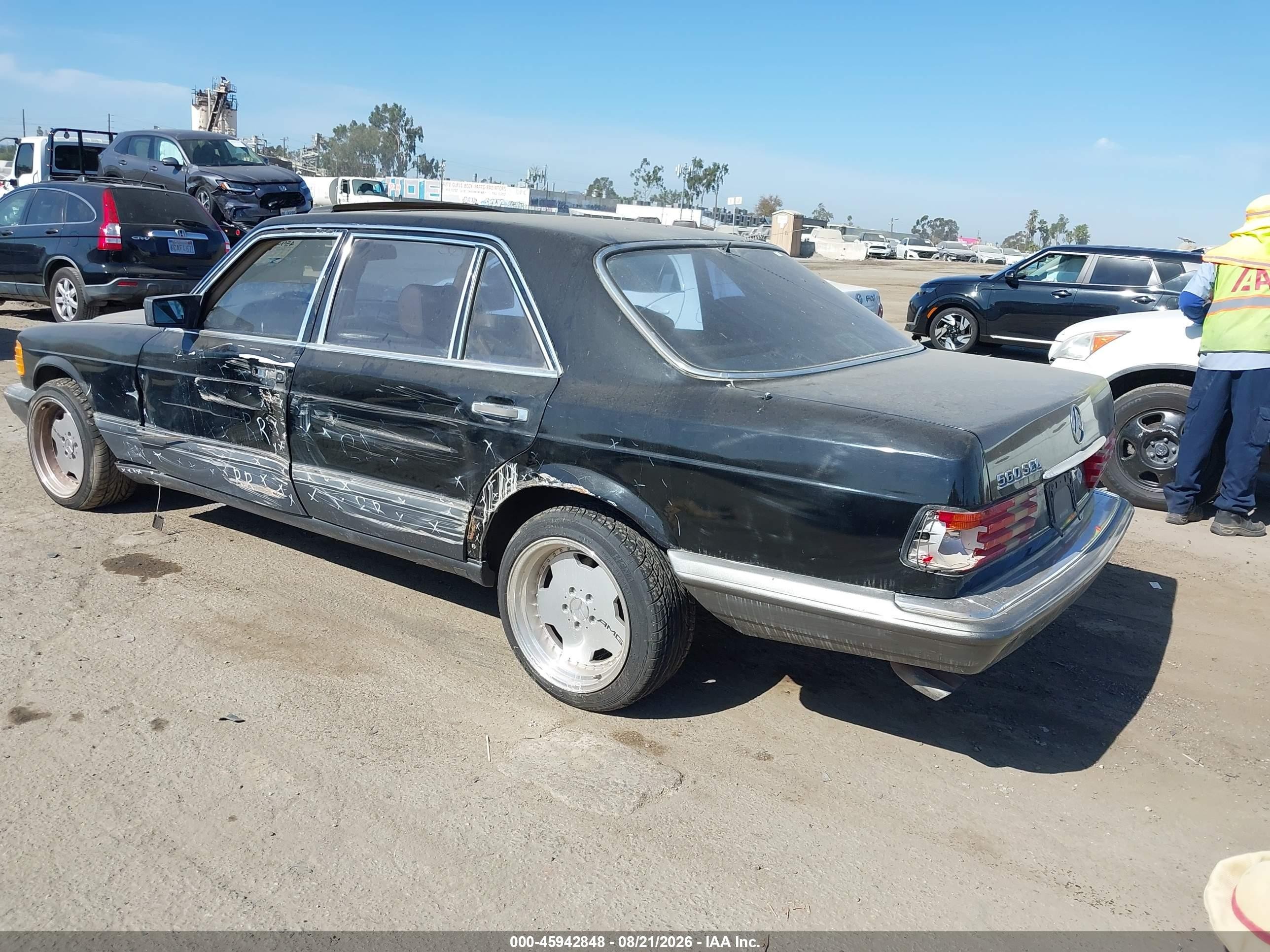 1990 Mercedes-benz 560 Sel Black vin: WDBCA39E9LA501797