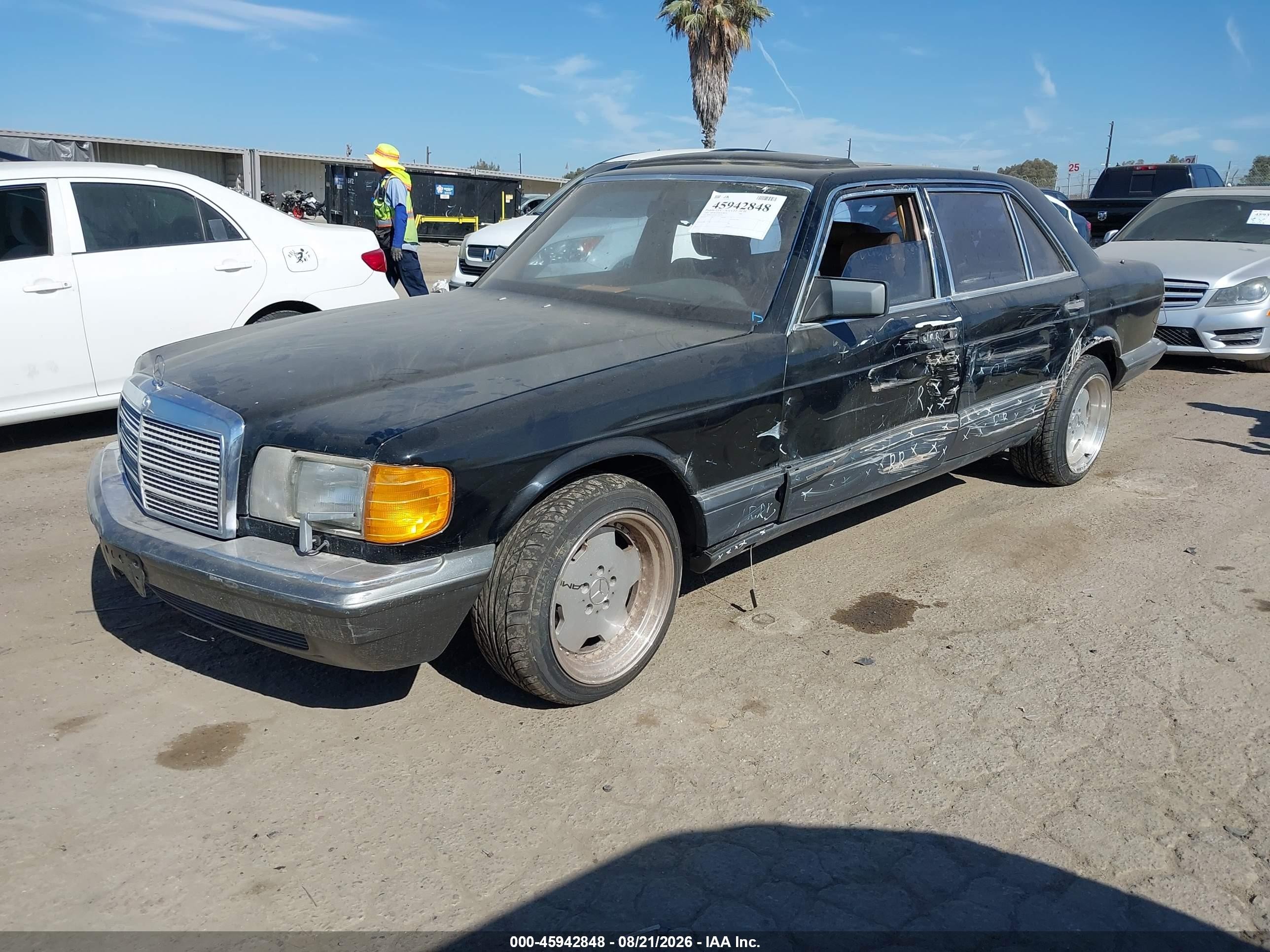 1990 Mercedes-benz 560 Sel Black vin: WDBCA39E9LA501797