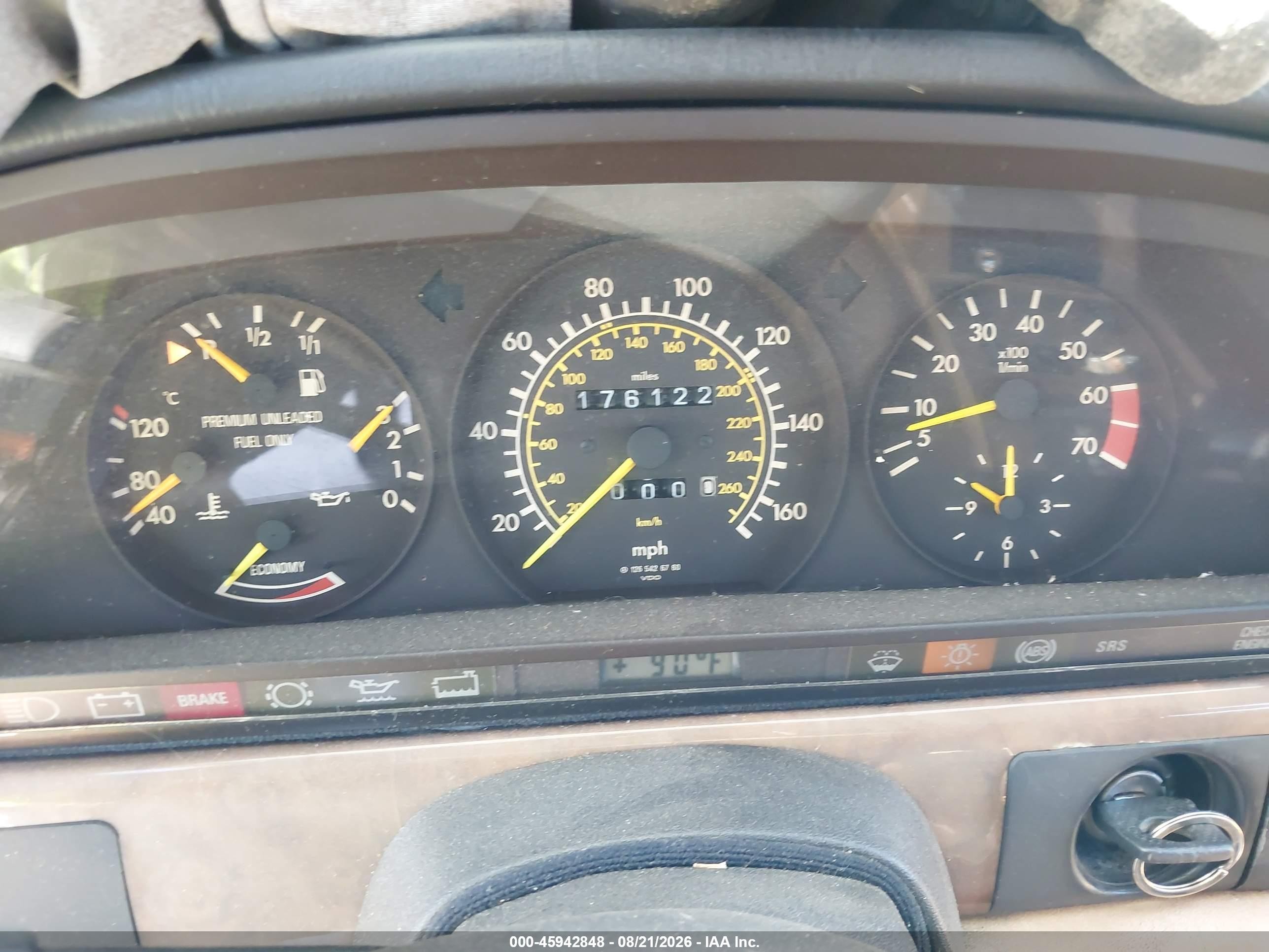 1990 Mercedes-benz 560 Sel Black vin: WDBCA39E9LA501797
