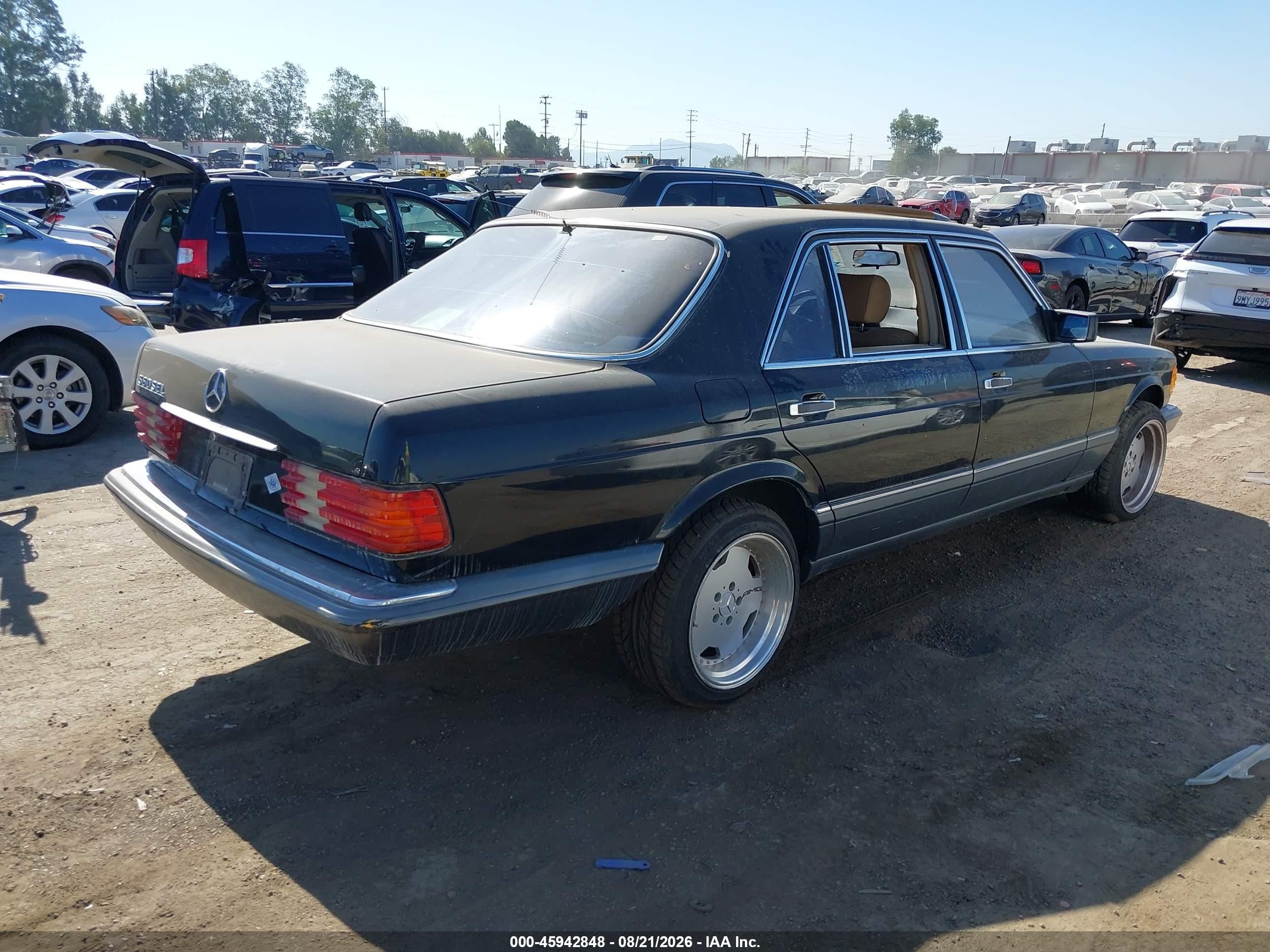 1990 Mercedes-benz 560 Sel Black vin: WDBCA39E9LA501797