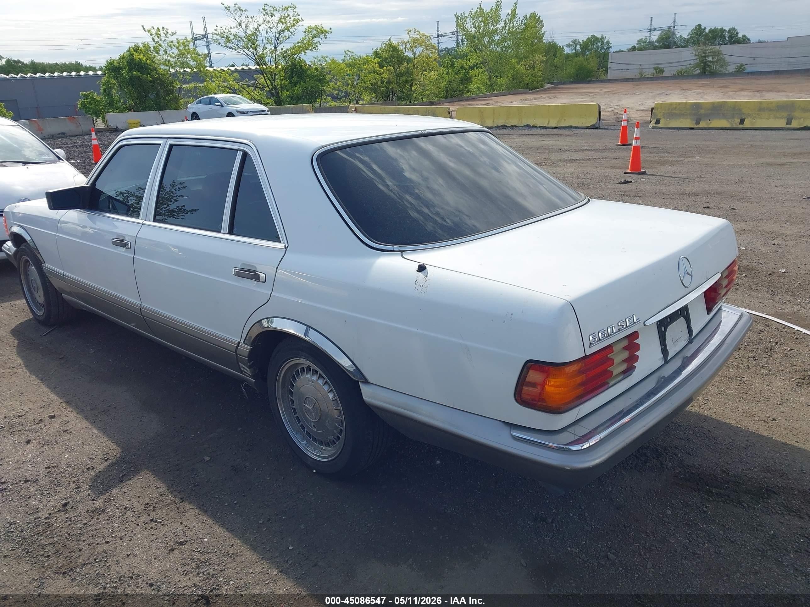 1990 Mercedes-benz 560 Sel White vin: WDBCA39E9LA503453