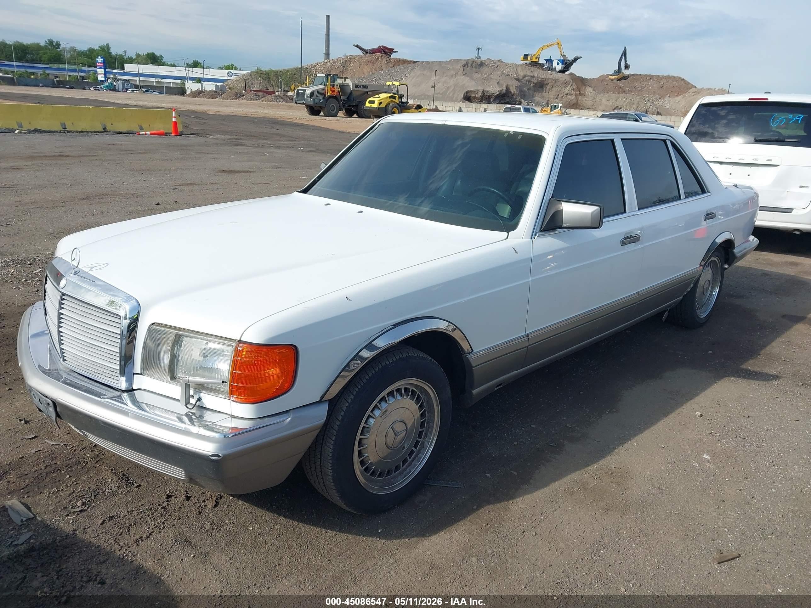 1990 Mercedes-benz 560 Sel White vin: WDBCA39E9LA503453