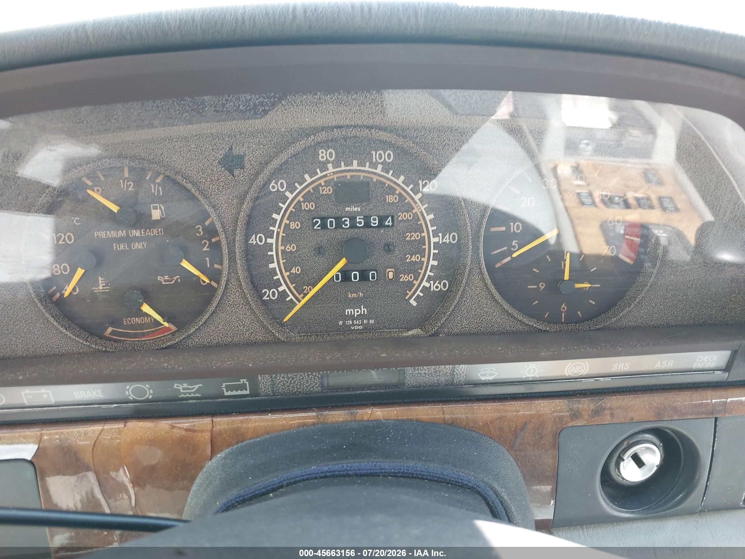 1991 Mercedes-benz 560 Sel Black vin: WDBCA39EXMA602879
