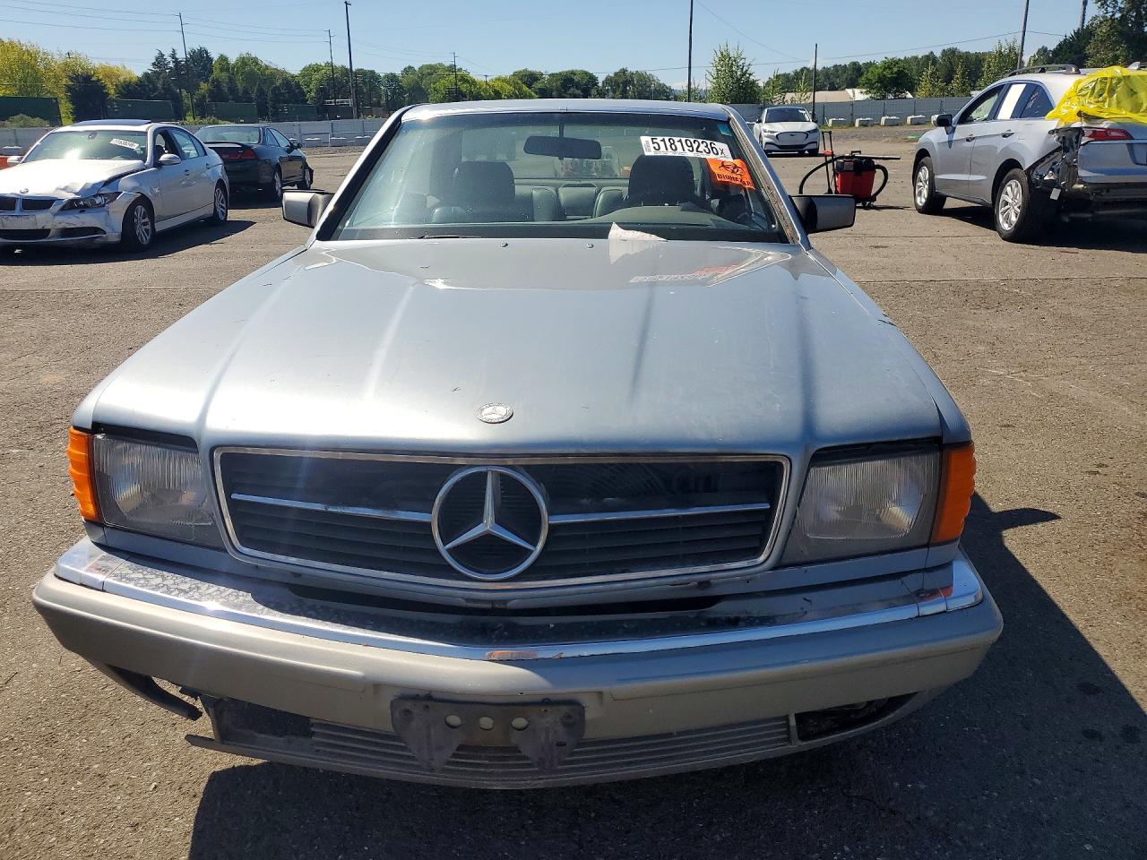 1982 Mercedes-benz 380 Sec Silver vin: WDBCA43A6CB001733