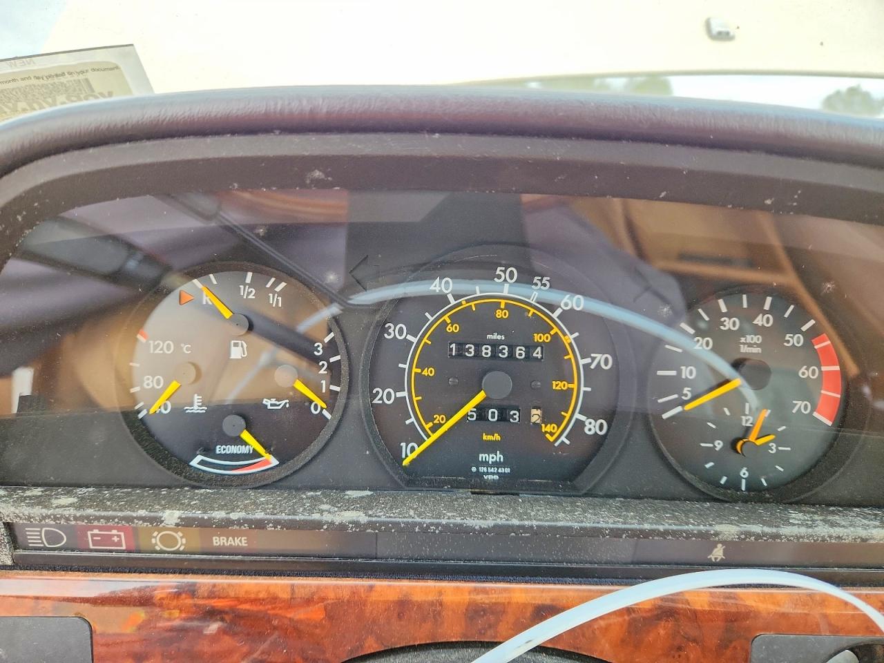1982 Mercedes-benz 380 Sec Cream vin: WDBCA43A6CB003188