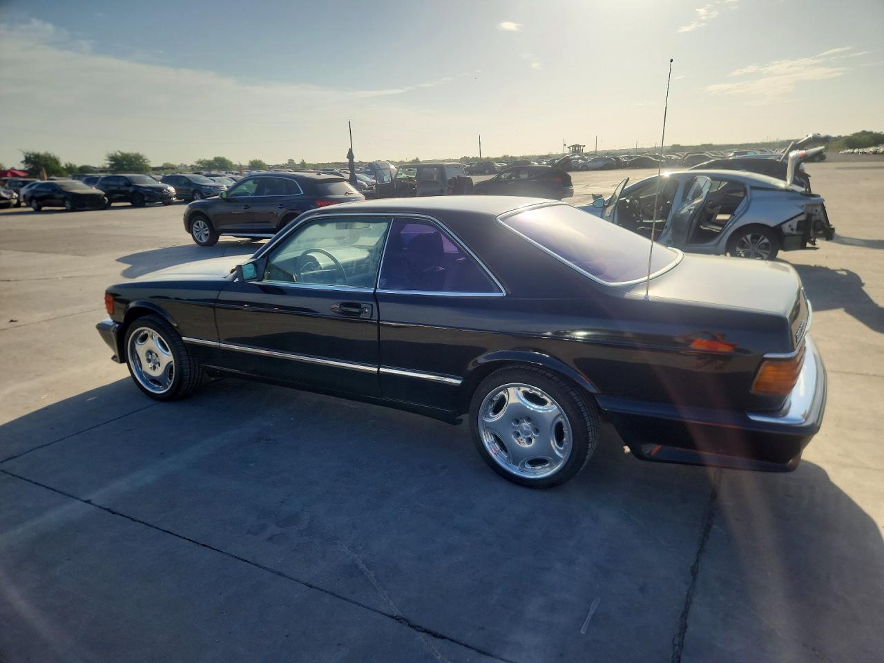 1982 Mercedes-benz 380 Sec Black vin: WDBCA43A7CB002812