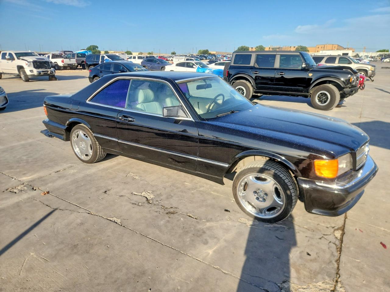 1982 Mercedes-benz 380 Sec Black vin: WDBCA43A7CB002812