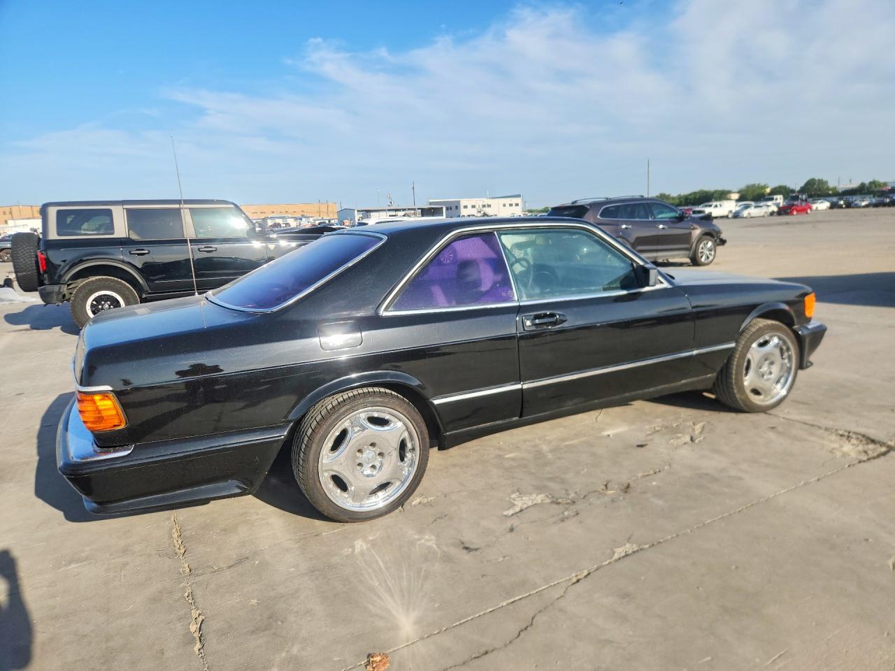 1982 Mercedes-benz 380 Sec Black vin: WDBCA43A7CB002812