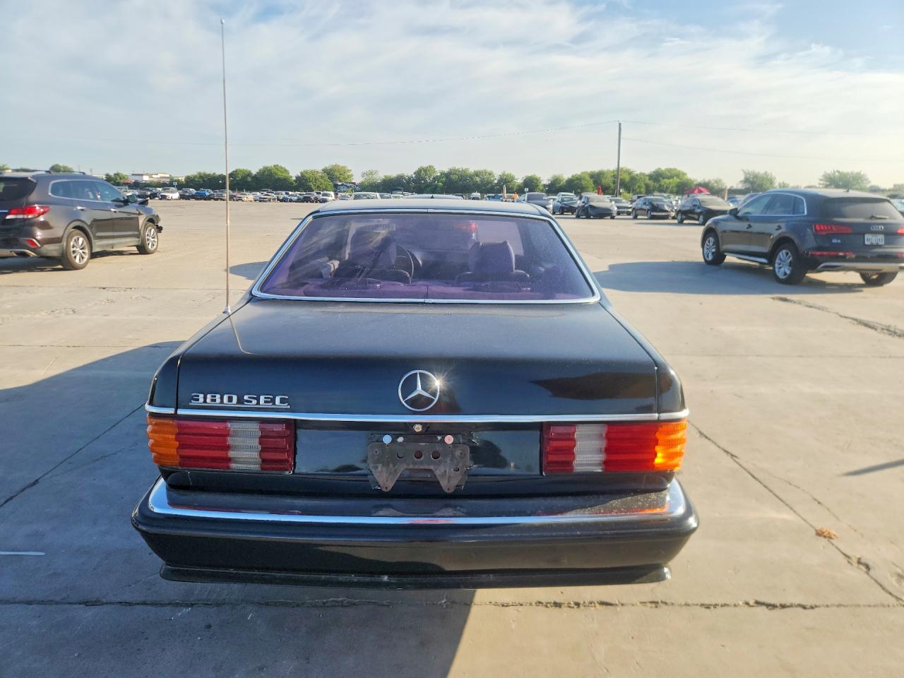 1982 Mercedes-benz 380 Sec Black vin: WDBCA43A7CB002812