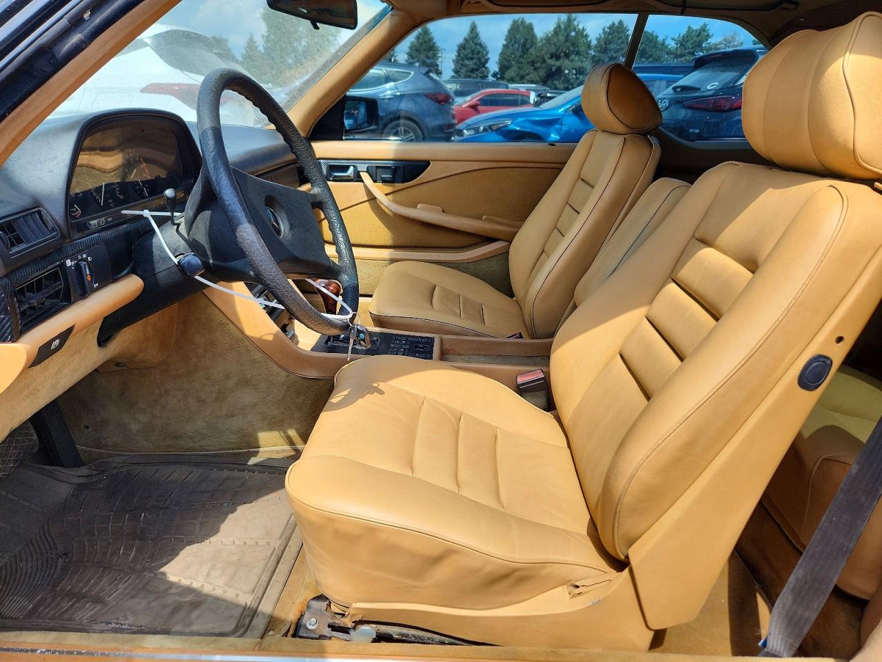 1984 Mercedes-benz 500 Sec Black vin: WDBCA44A9EA041635