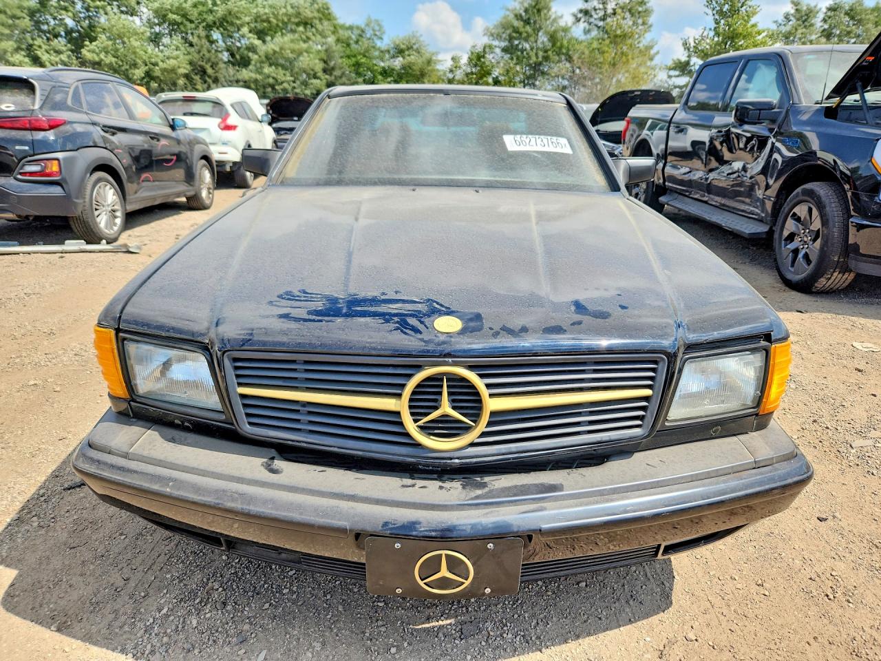 1984 Mercedes-benz 500 Sec Black vin: WDBCA44A9EA041635