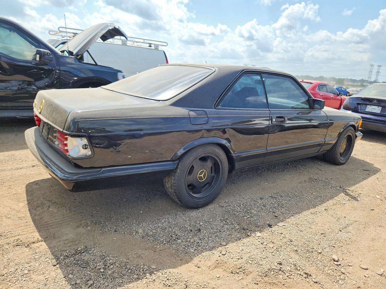 1984 Mercedes-benz 500 Sec Black vin: WDBCA44A9EA041635