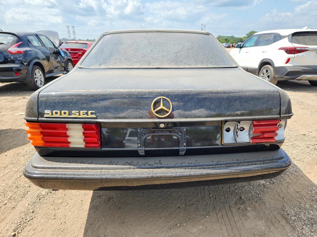 1984 Mercedes-benz 500 Sec Black vin: WDBCA44A9EA041635