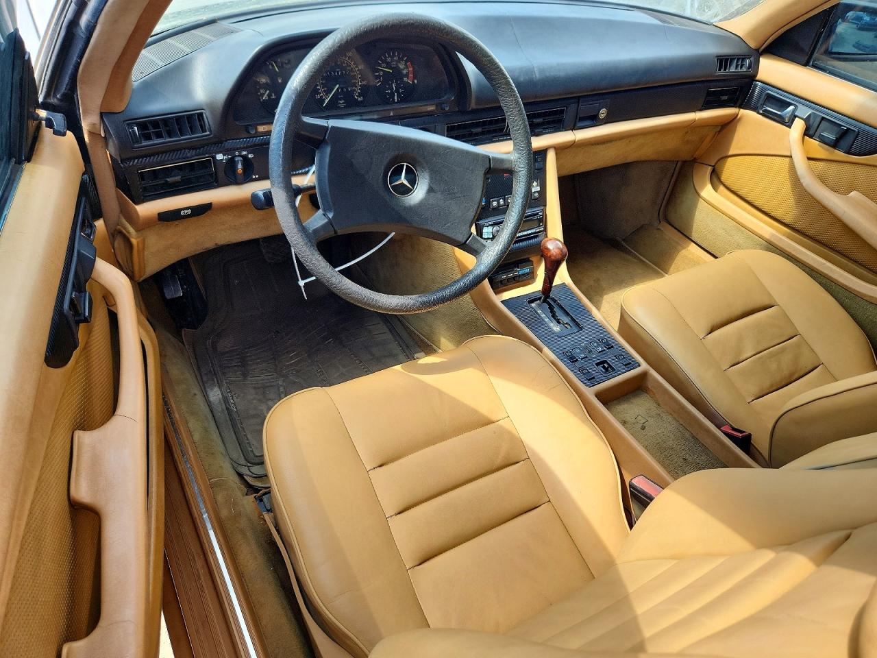 1984 Mercedes-benz 500 Sec Black vin: WDBCA44A9EA041635