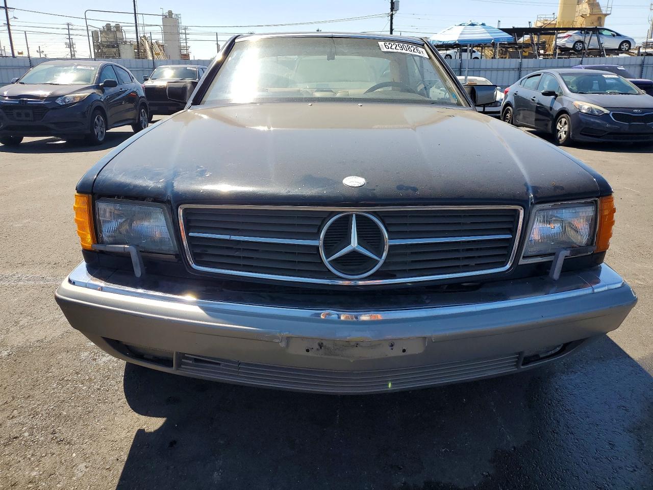 1986 Mercedes-benz 560 Sec Black vin: WDBCA45D2GA253823