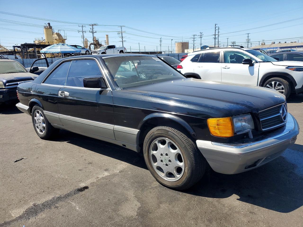1986 Mercedes-benz 560 Sec Black vin: WDBCA45D2GA253823