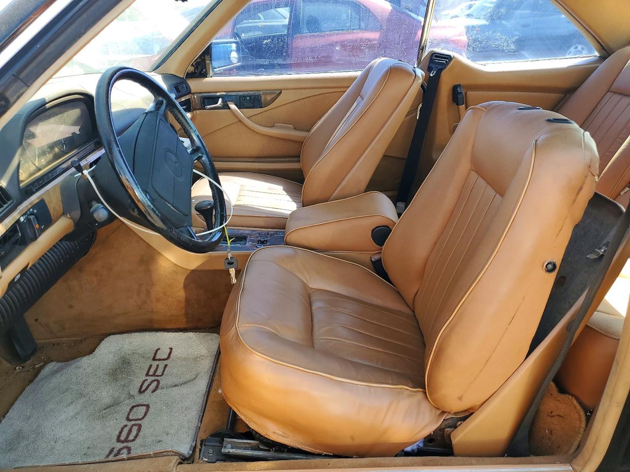 1986 Mercedes-benz 560 Sec Black vin: WDBCA45D2GA253823