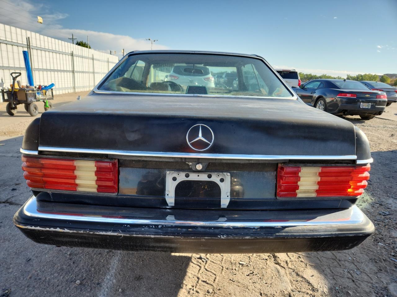 1987 Mercedes-benz 560 Sec Black vin: WDBCA45D2HA307039