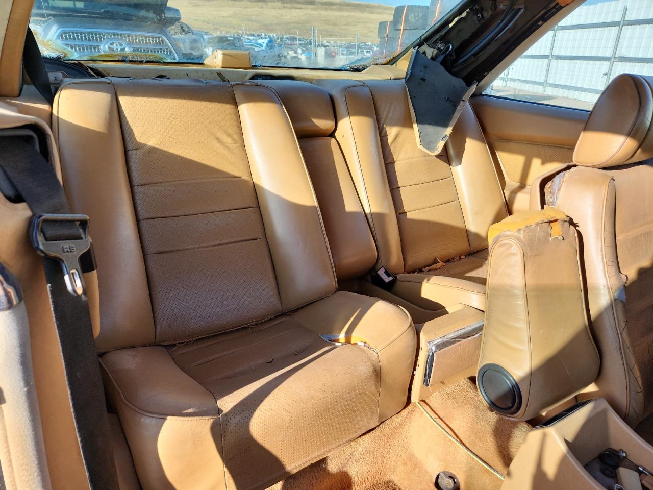 1987 Mercedes-benz 560 Sec Black vin: WDBCA45D2HA307039
