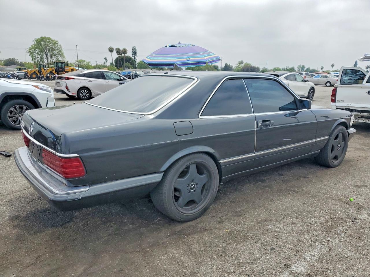 1986 Mercedes-benz 560 Sec Charcoal vin: WDBCA45D3GA224489