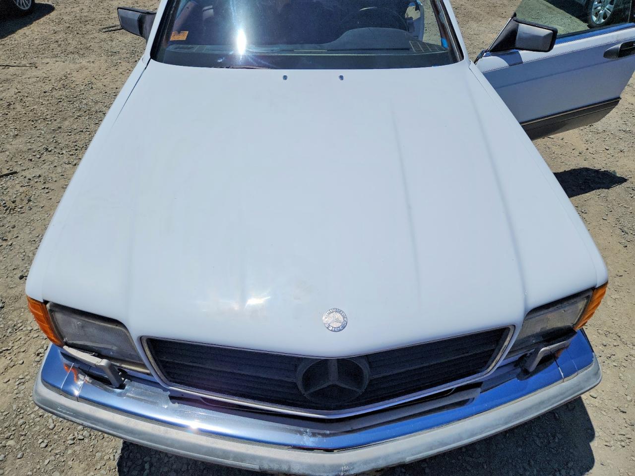 1986 Mercedes-benz 560 Sec White vin: WDBCA45D3GA248193