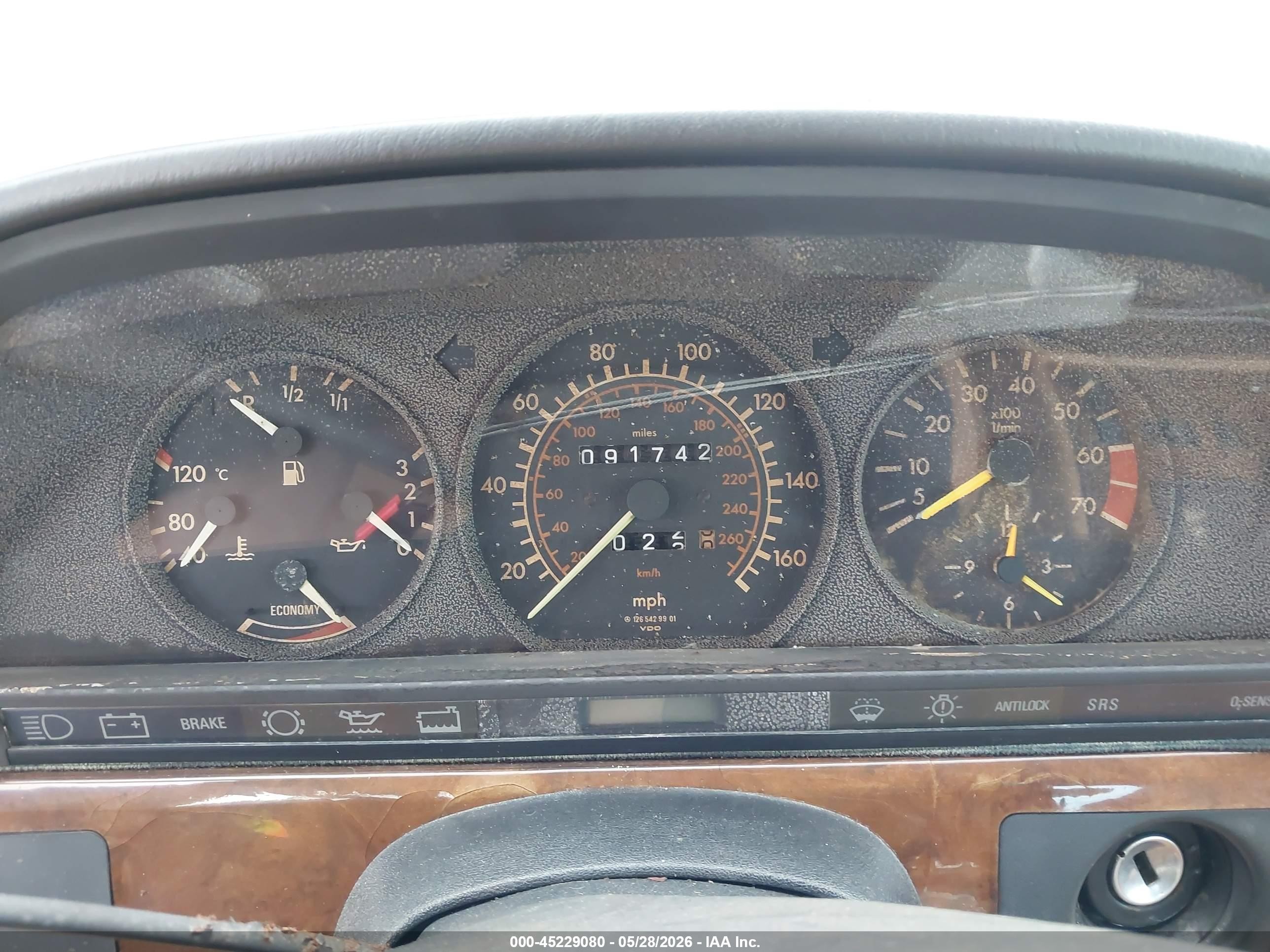 1986 Mercedes-benz 560 Sec Blue vin: WDBCA45D4GA232830