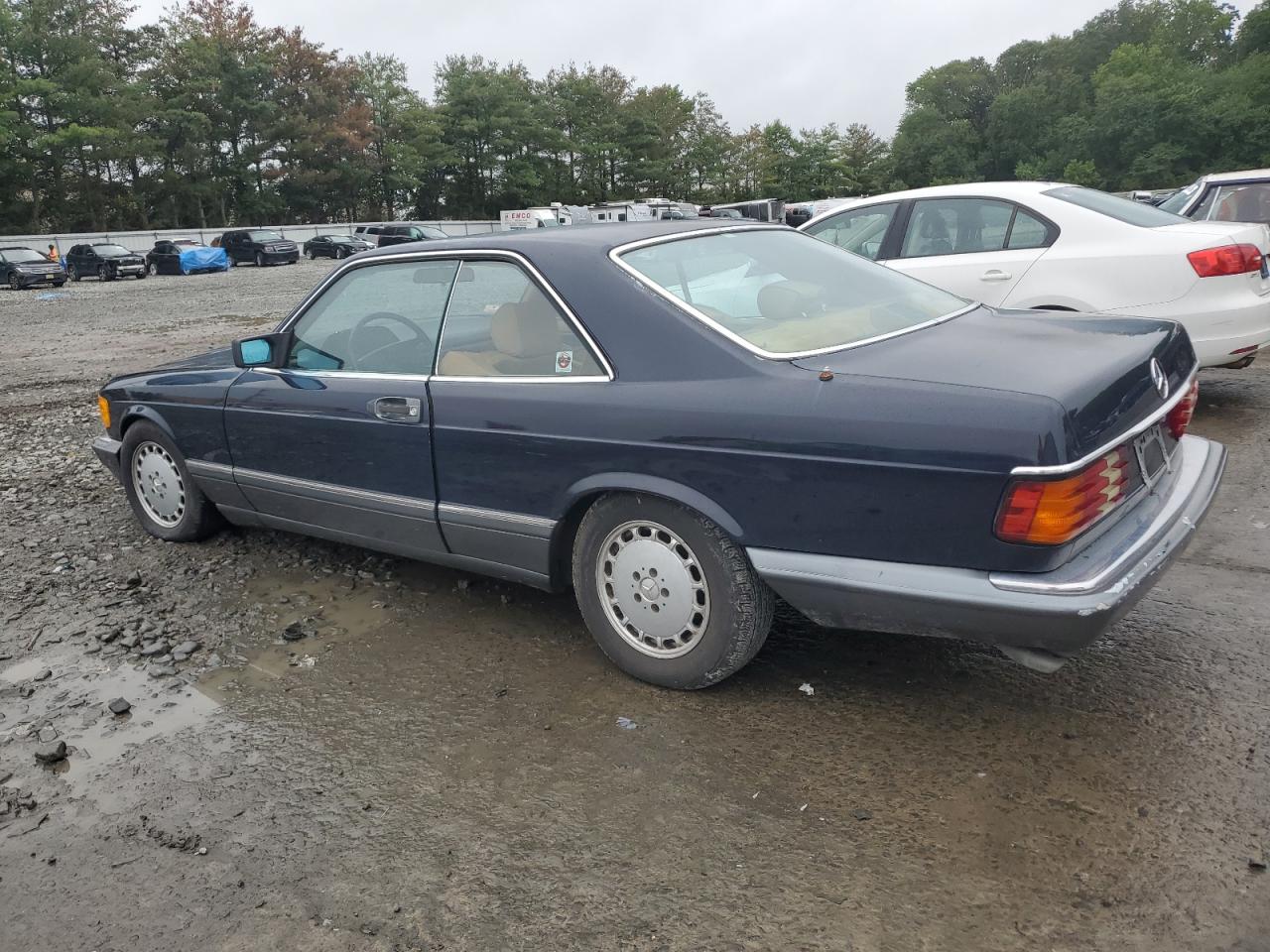 1988 Mercedes-benz 560 Sec Black vin: WDBCA45D7JA367033