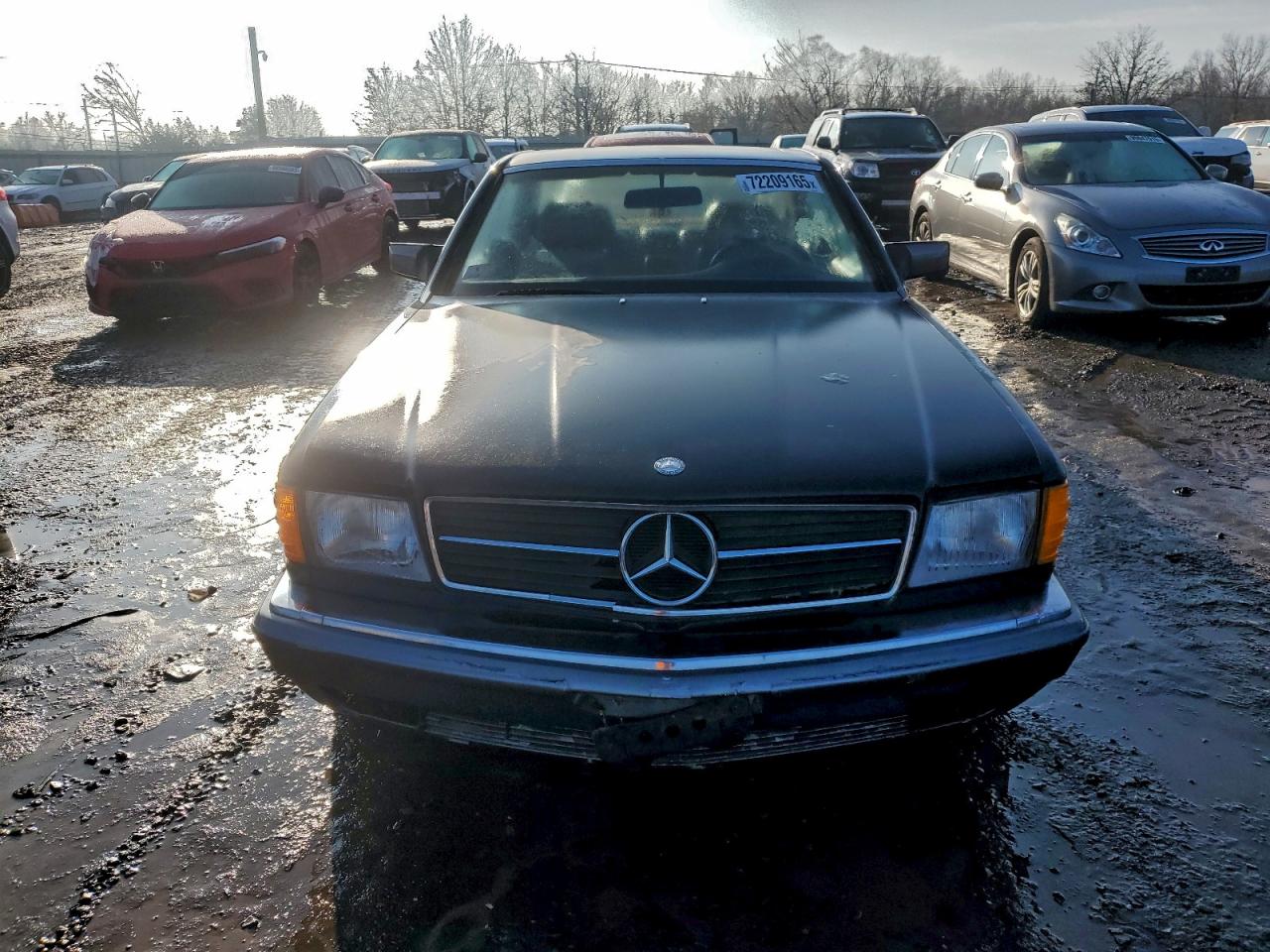 1988 Mercedes-benz 560 Sec Blue vin: WDBCA45D7JA367033
