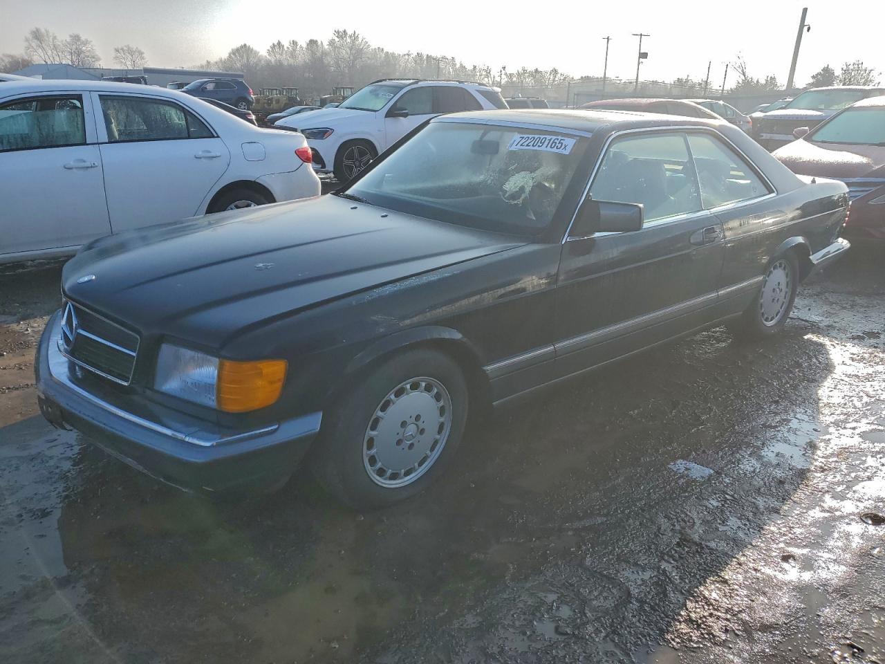 1988 Mercedes-benz 560 Sec Blue vin: WDBCA45D7JA367033