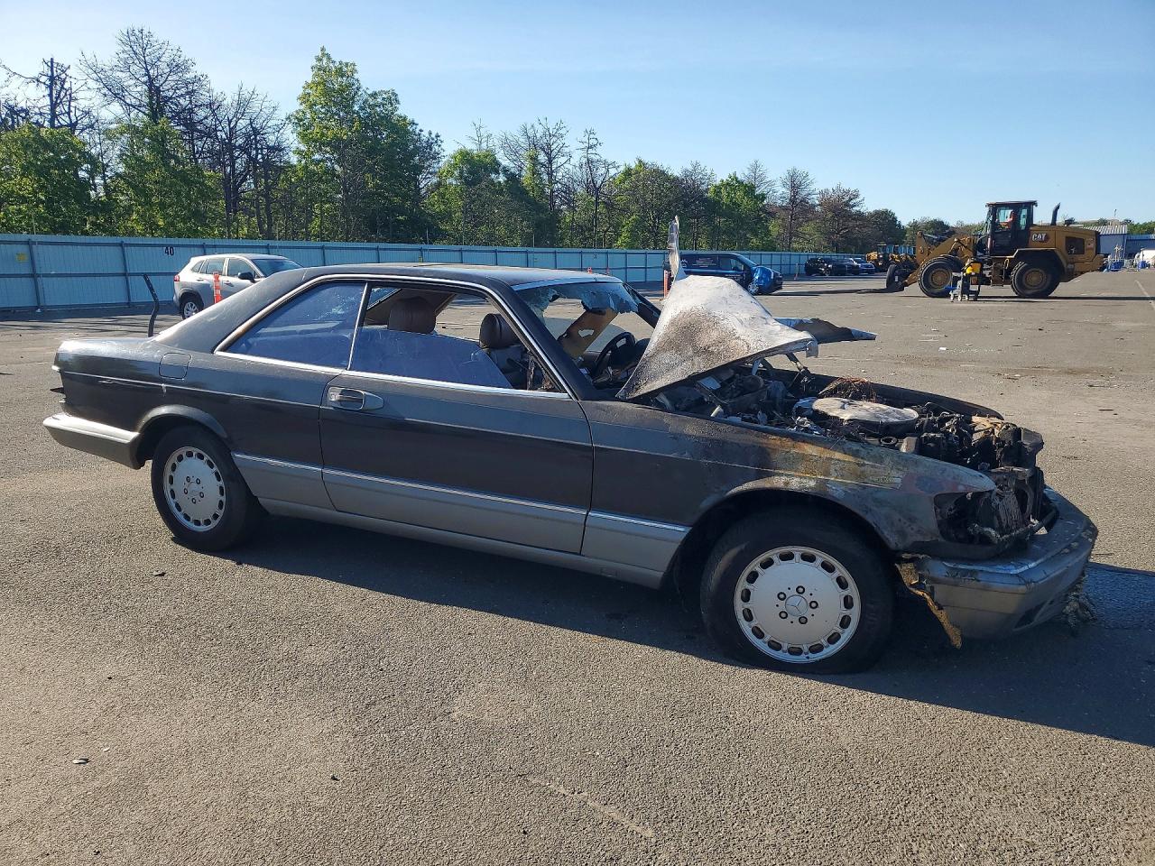1987 Mercedes-benz 560 Sec Black vin: WDBCA45D9HA331421