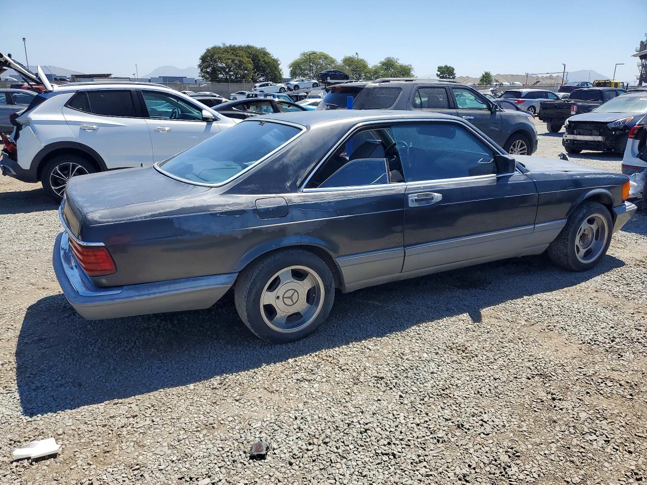 1986 Mercedes-benz 560 Sec Charcoal vin: WDBCA45DXGA224425