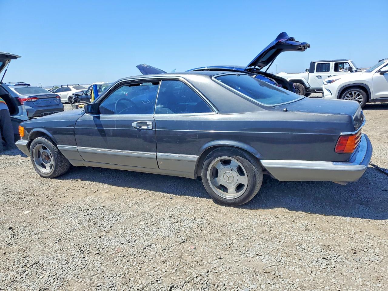 1986 Mercedes-benz 560 Sec Charcoal vin: WDBCA45DXGA224425