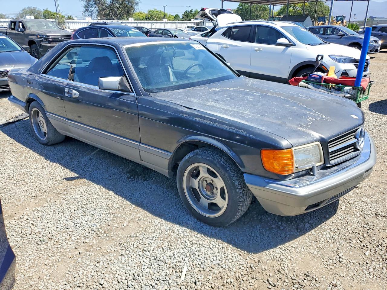 1986 Mercedes-benz 560 Sec Charcoal vin: WDBCA45DXGA224425