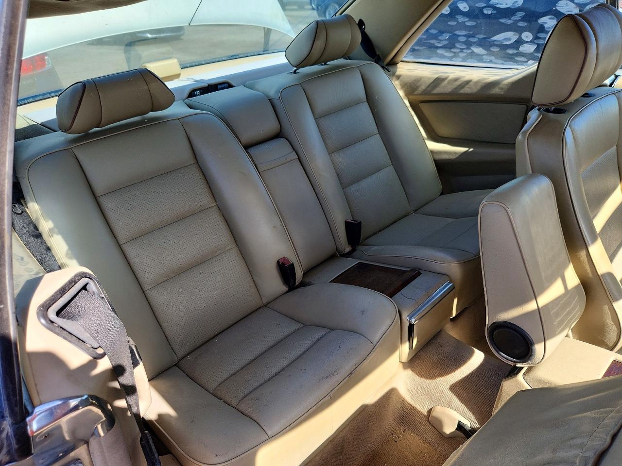 1990 Mercedes-benz 560 Sec Silver vin: WDBCA45E2LA536449