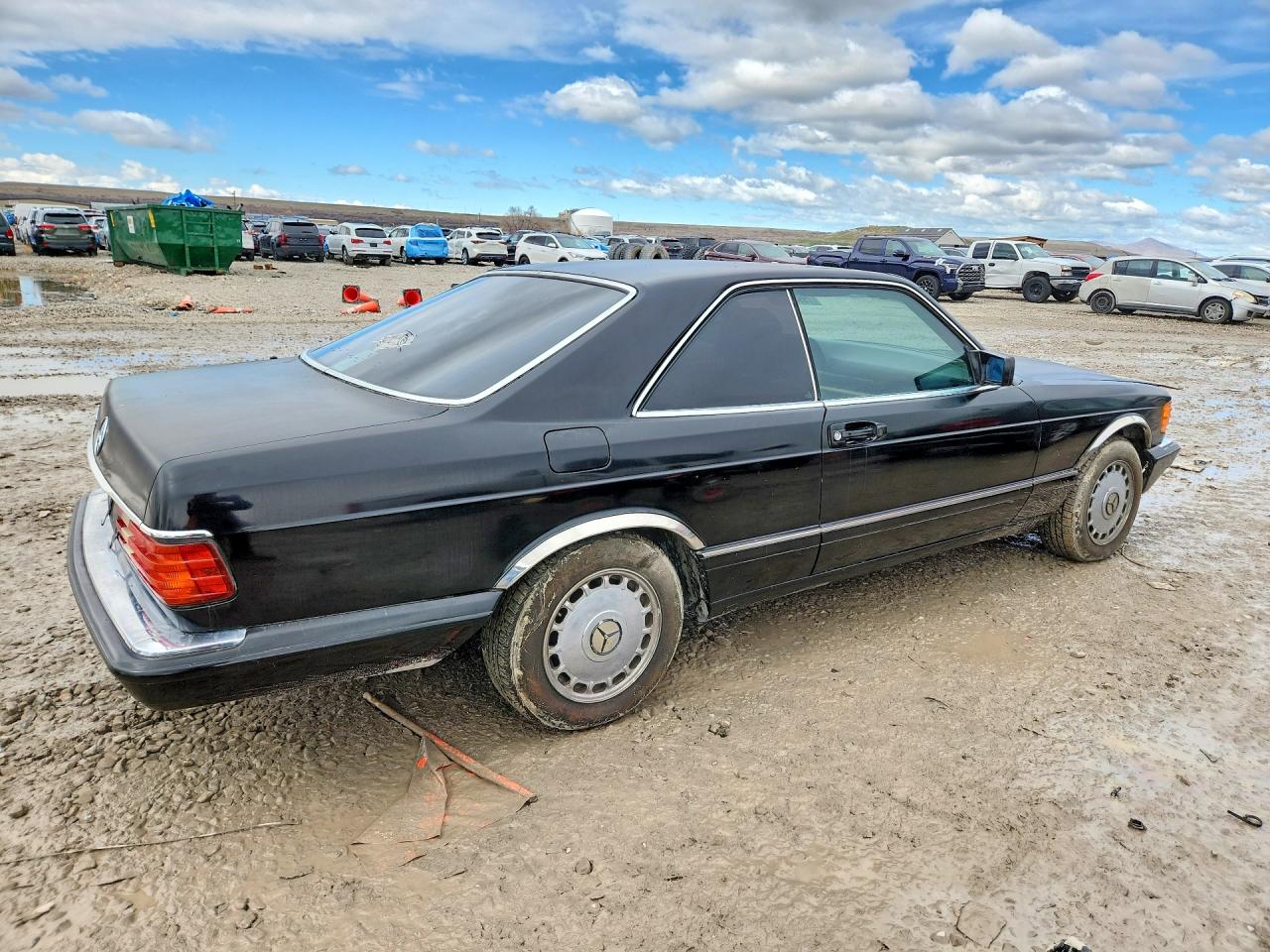 1989 Mercedes-benz 560 Sec Черный vin: WDBCA45EXKA486625