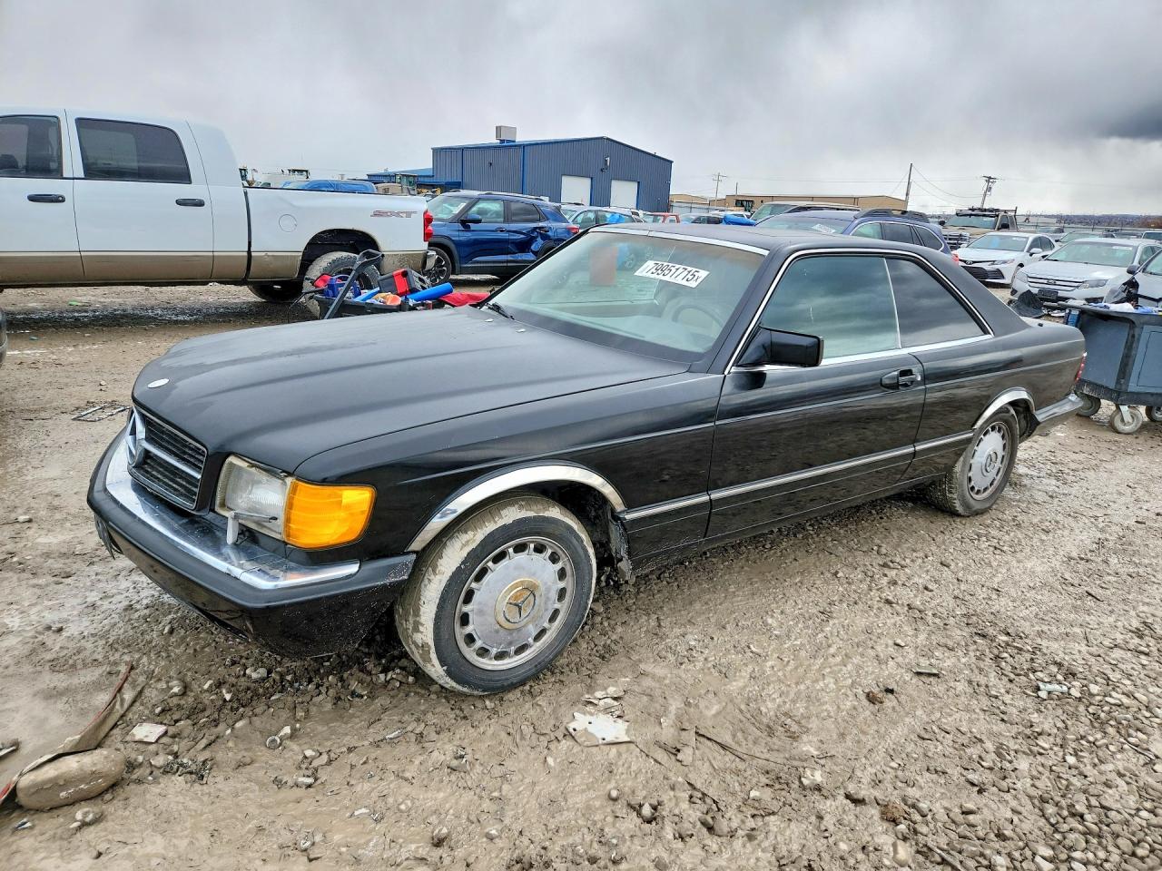 1989 Mercedes-benz 560 Sec Черный vin: WDBCA45EXKA486625